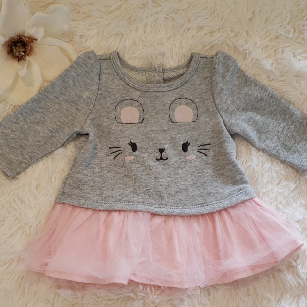 GYMBOREE tulle skirted sweatshirt
